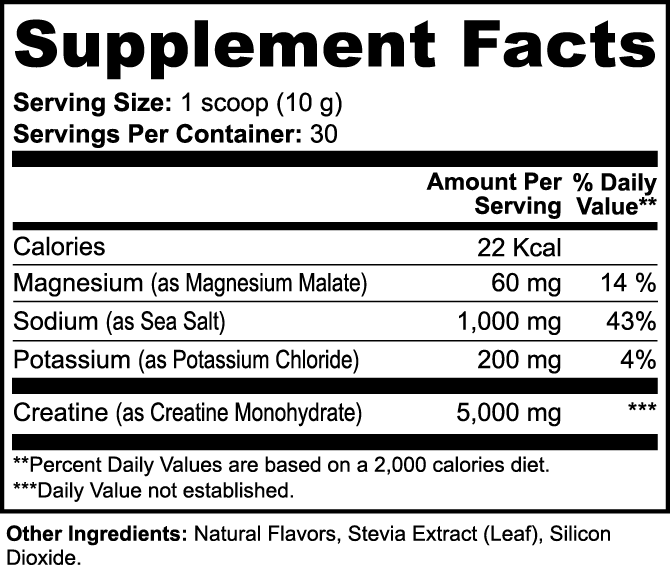 Creatine Electrolyte Powder