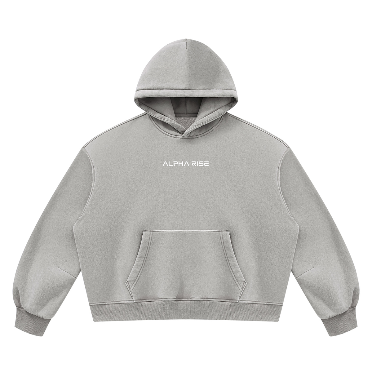 Alpha Rise Unisex Oversized Fleece Hoodie – Cloud Comfort
