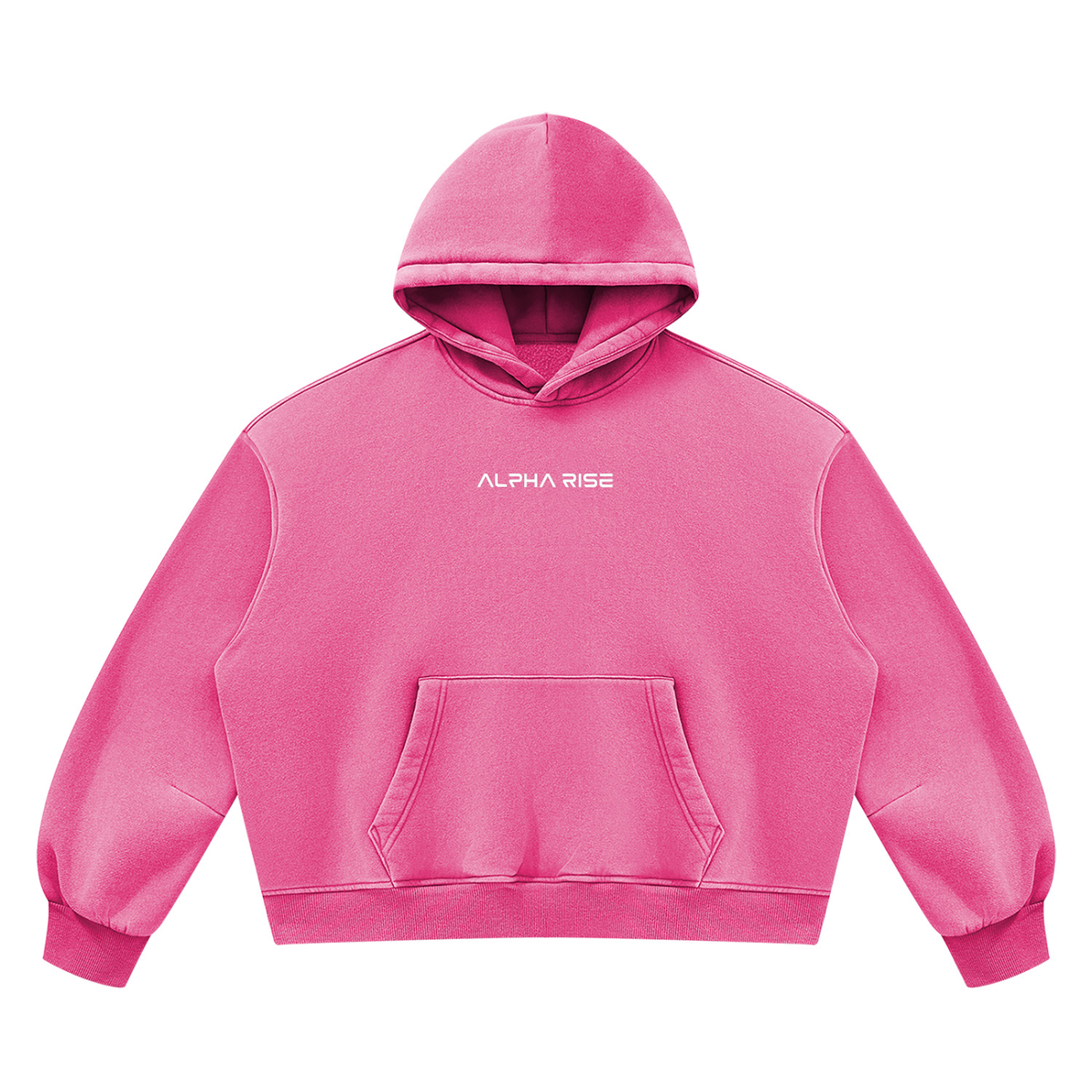 Alpha Rise Unisex Oversized Fleece Hoodie – Cloud Comfort