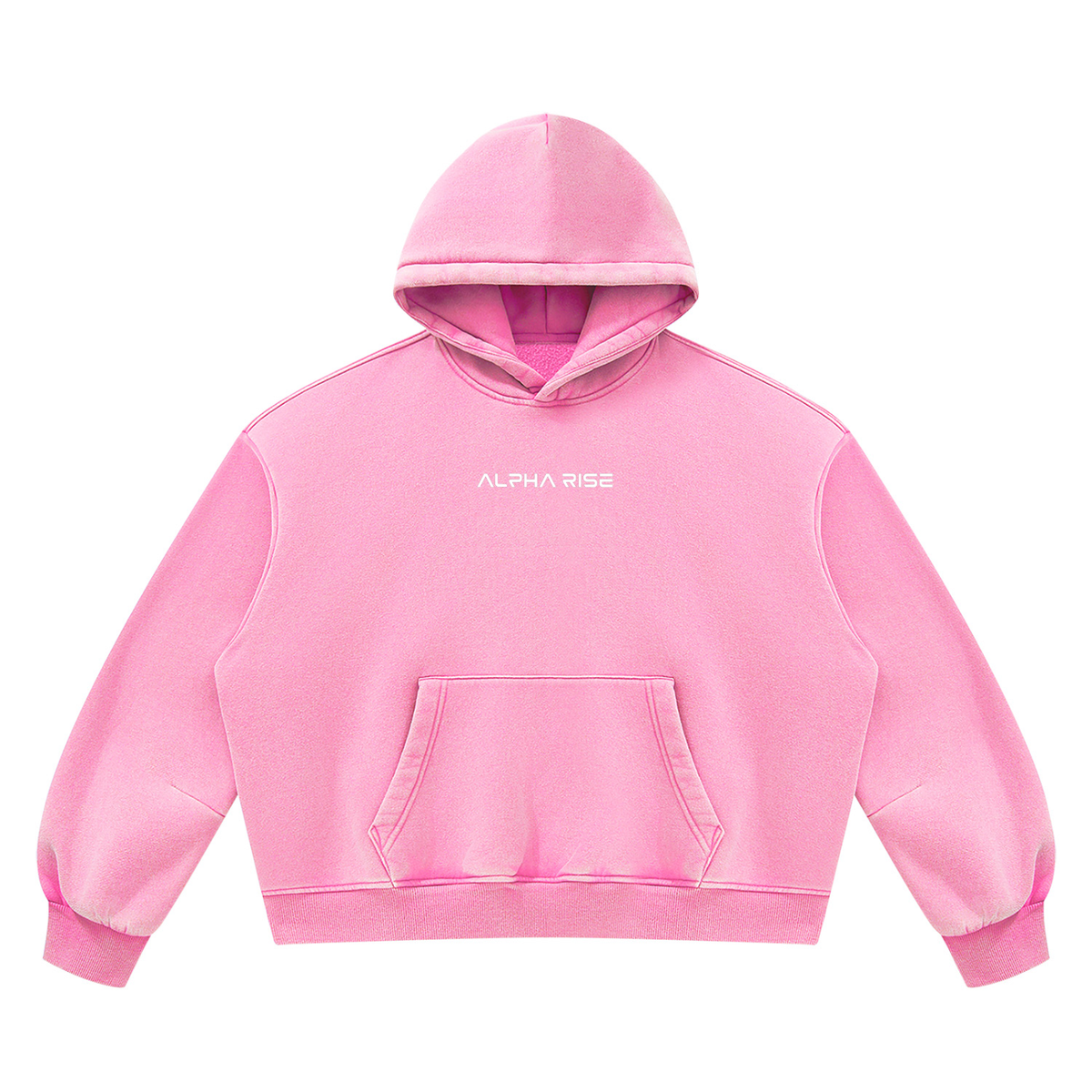 Alpha Rise Unisex Oversized Fleece Hoodie – Cloud Comfort