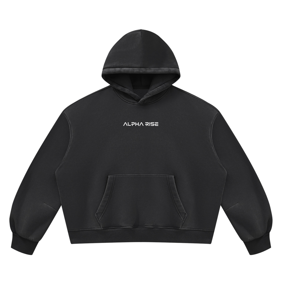 Alpha Rise Unisex Oversized Fleece Hoodie – Cloud Comfort