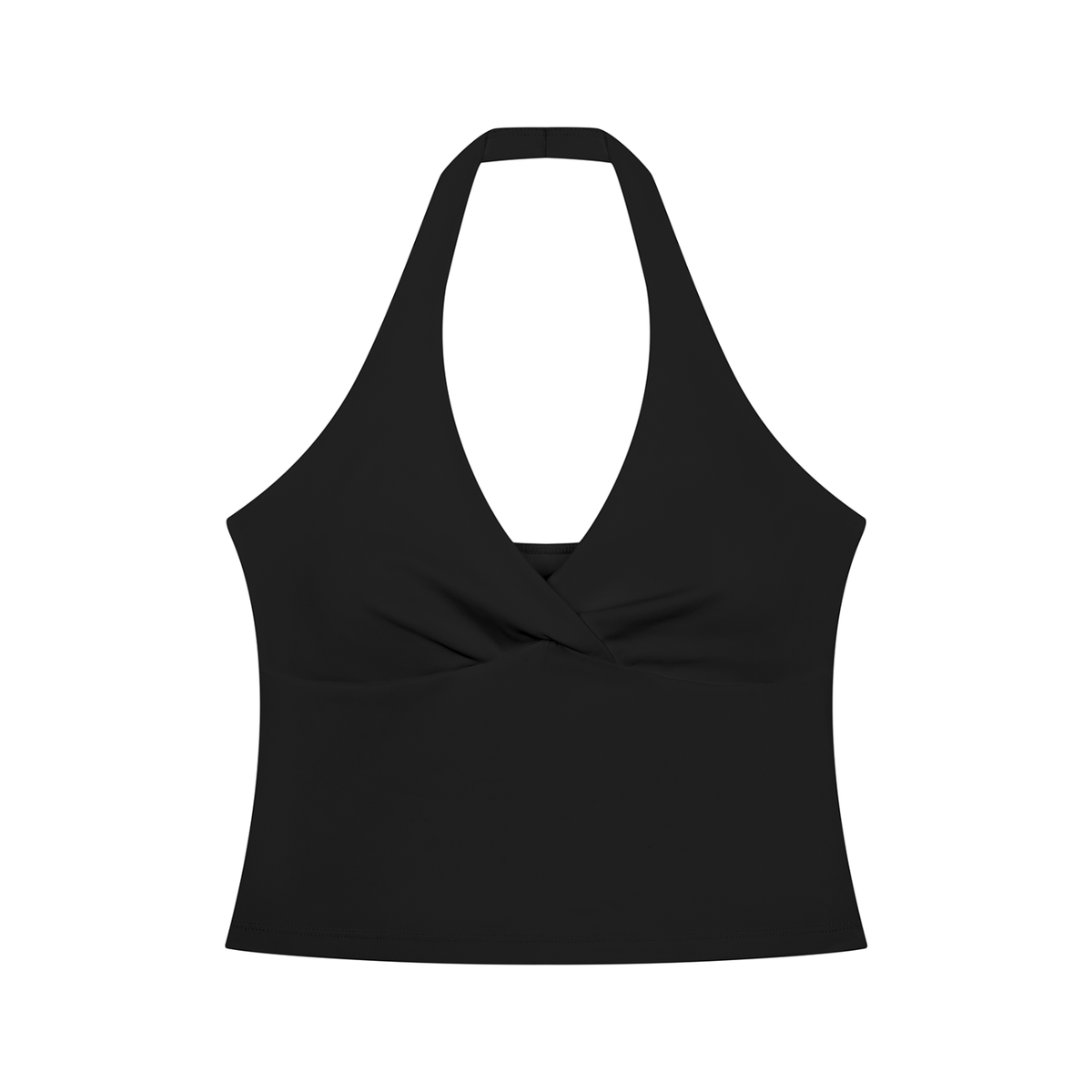 Women’s Ruched Halter Yoga Tank Top - Alpha Rise Core Collection