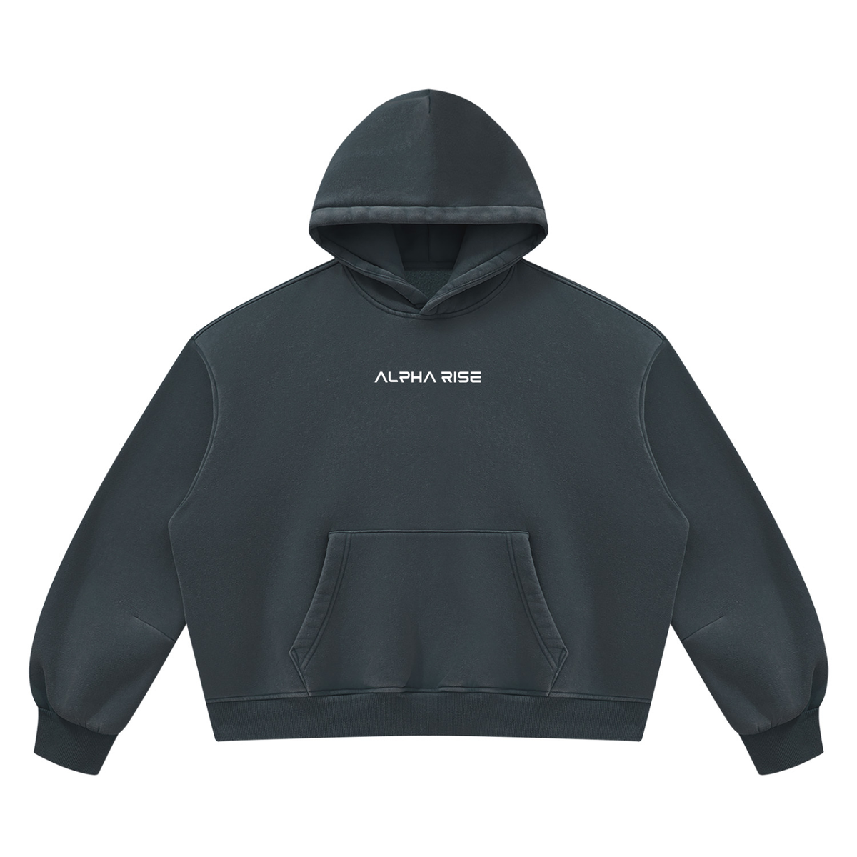 Alpha Rise Unisex Oversized Fleece Hoodie – Cloud Comfort