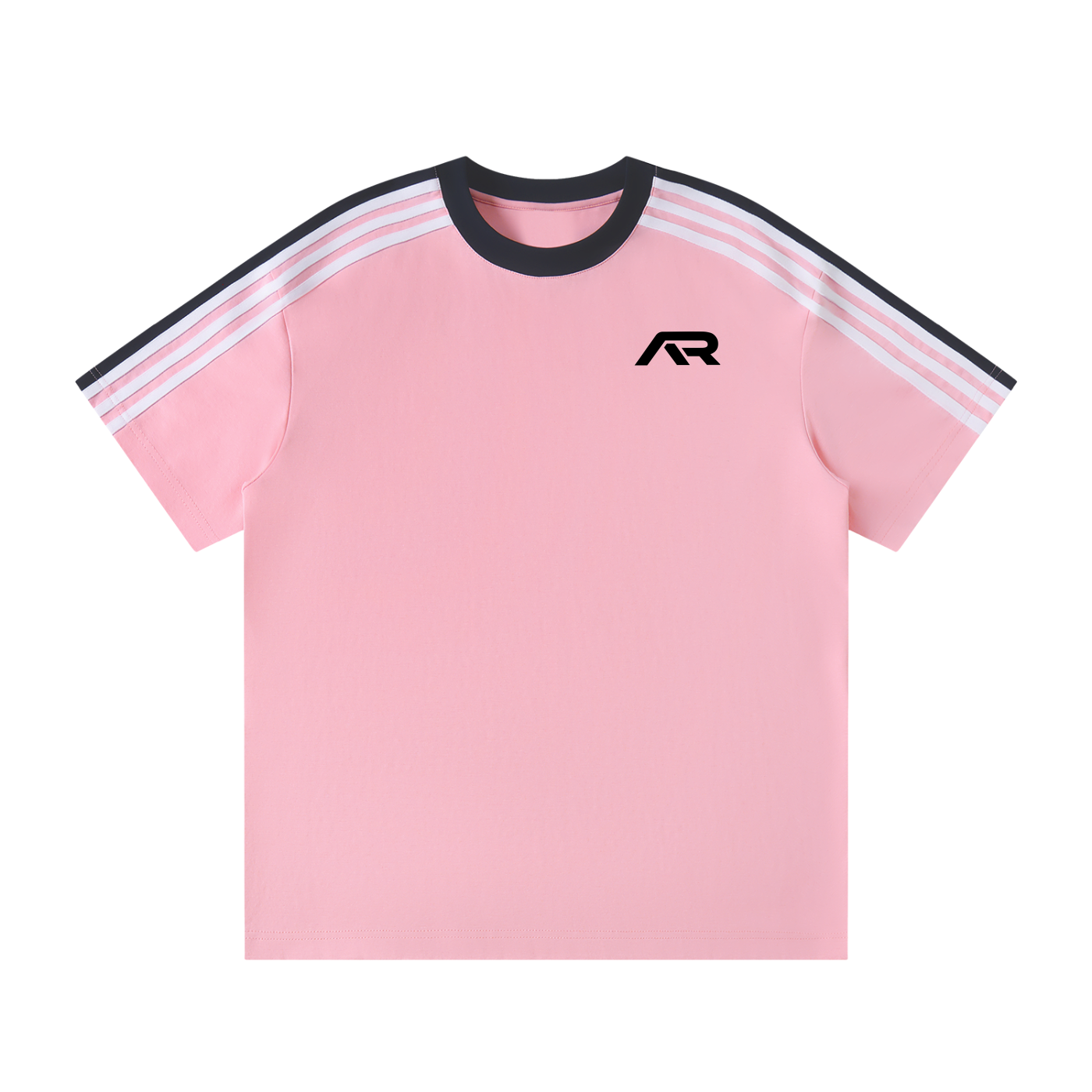 Unisex Colorblock Striped T-Shirt