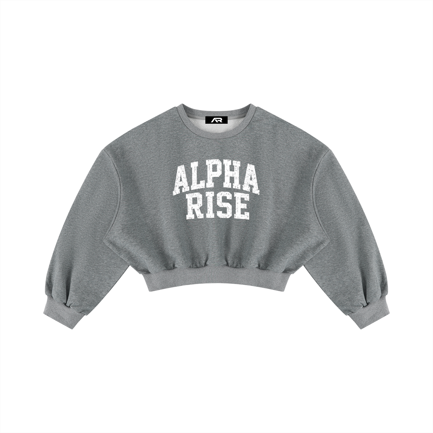 Women's Boxy Cropped Crewneck Sweatshirt