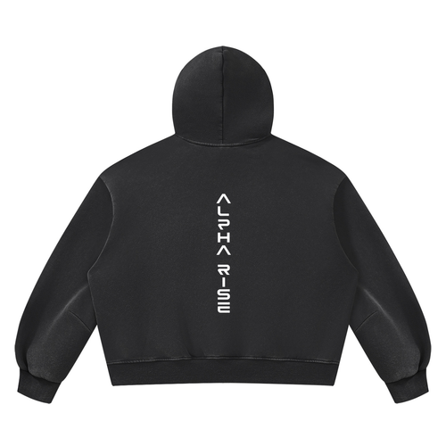 Alpha Rise Unisex Oversized Fleece Hoodie – Cloud Comfort