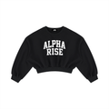 Women's Boxy Cropped Crewneck Sweatshirt