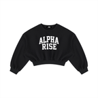 Women's Boxy Cropped Crewneck Sweatshirt