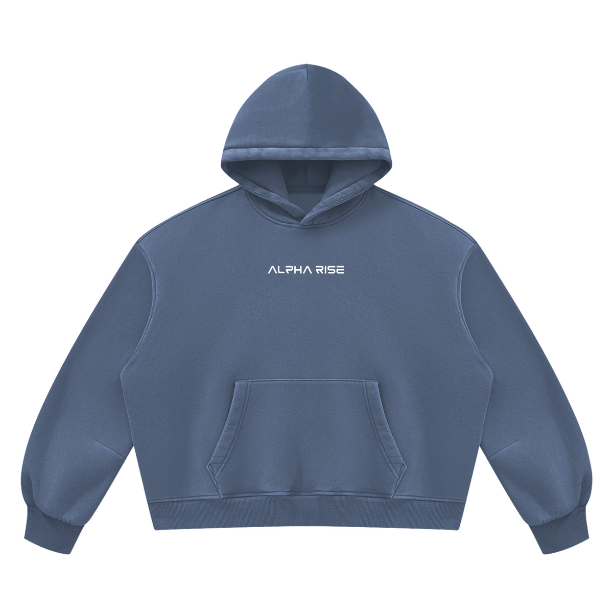Alpha Rise Unisex Oversized Fleece Hoodie – Cloud Comfort