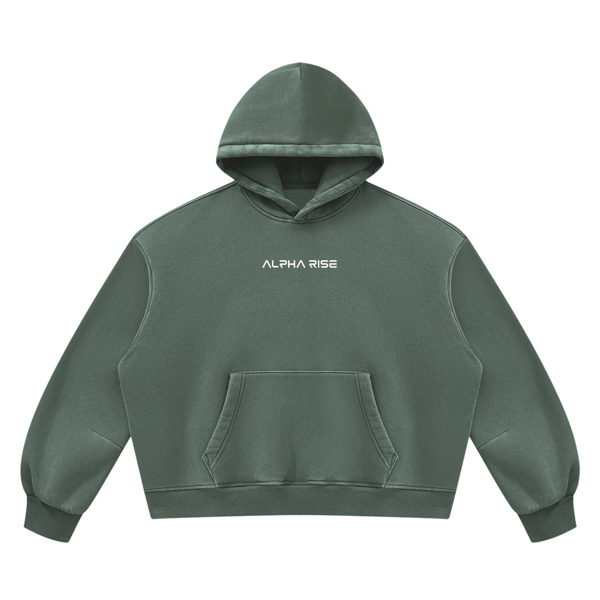 Alpha Rise Unisex Oversized Fleece Hoodie – Cloud Comfort