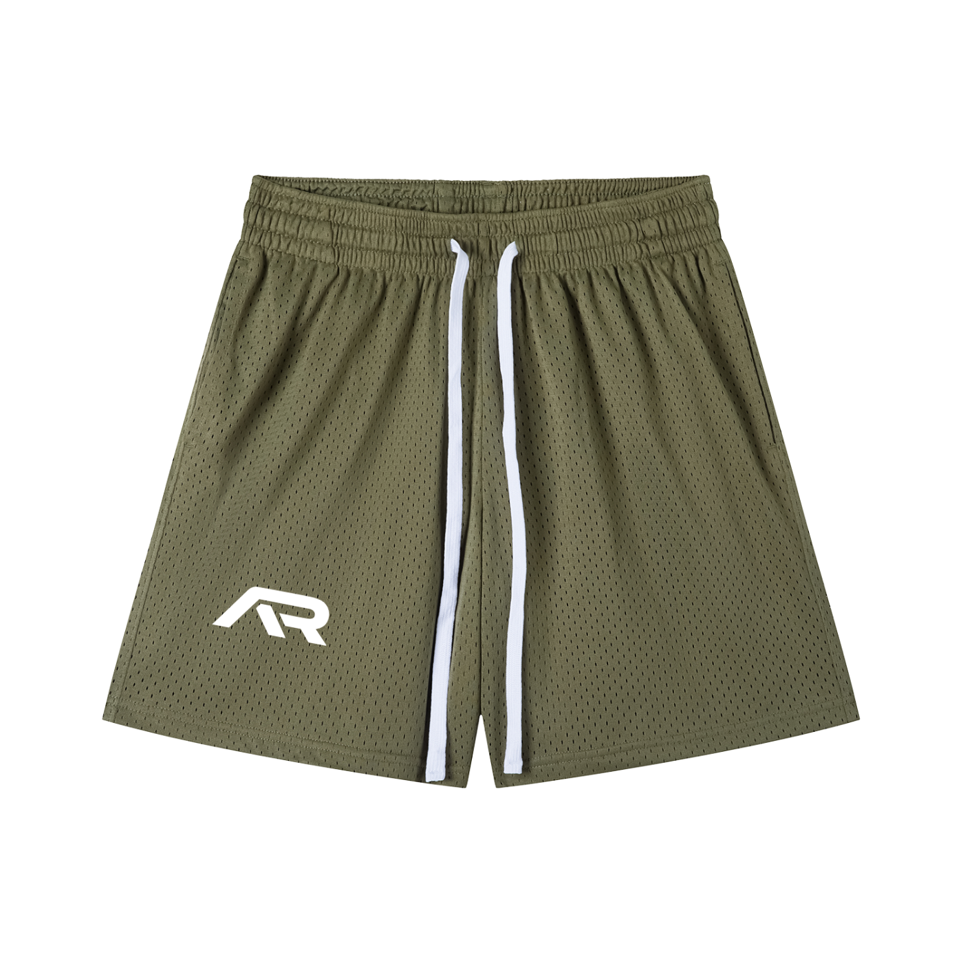 Mesh Drawstring Shorts