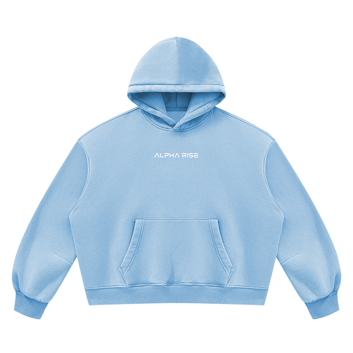 Alpha Rise Unisex Oversized Fleece Hoodie – Cloud Comfort