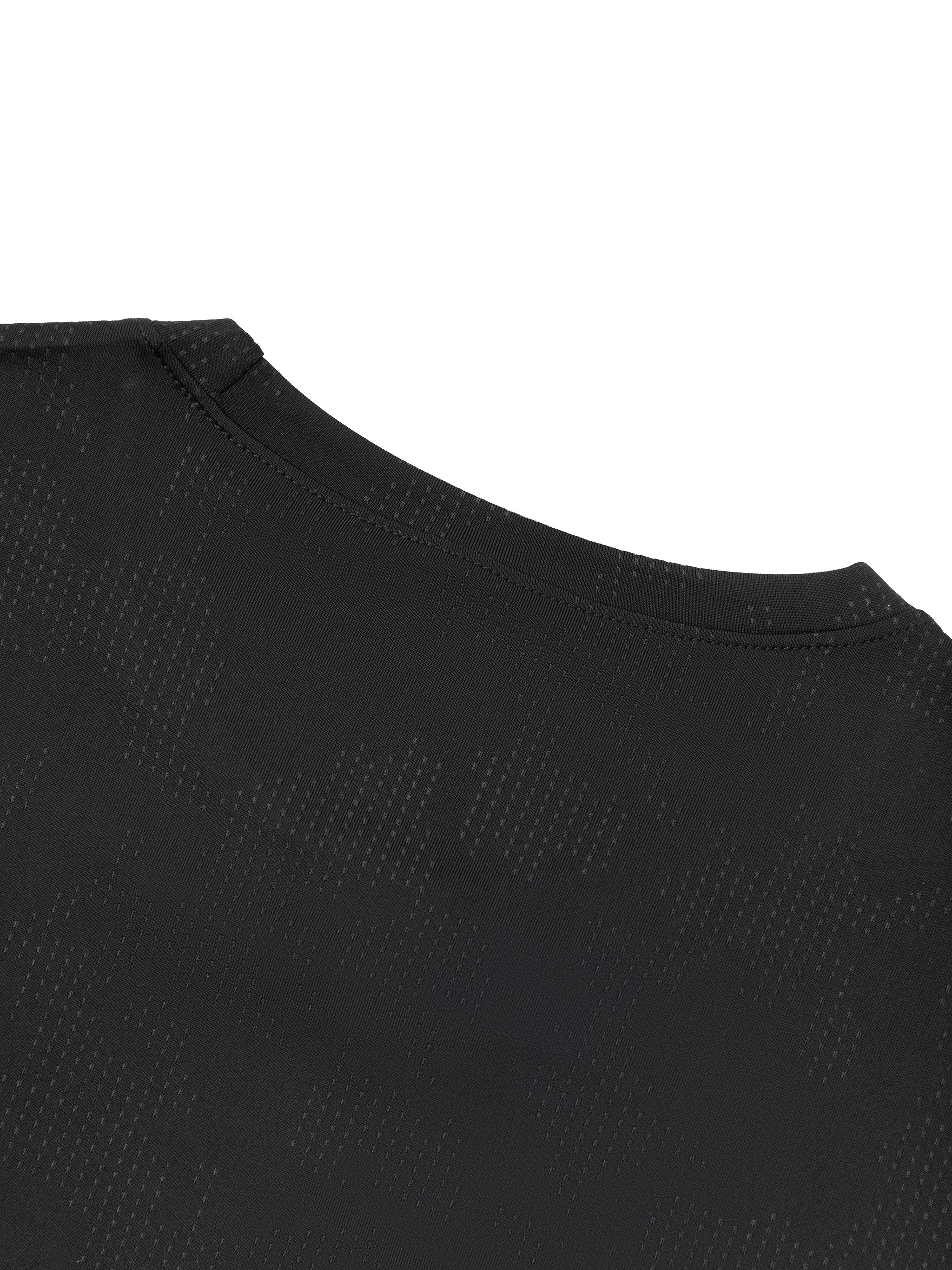 Men's Jacquard Slim Mesh T-Shirt